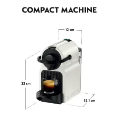   Krups Nespresso XN100110 eszpresszógép Inissia White, 1260 W, 19 bar Thermoblock rendszer, 25mp-es felfűtés