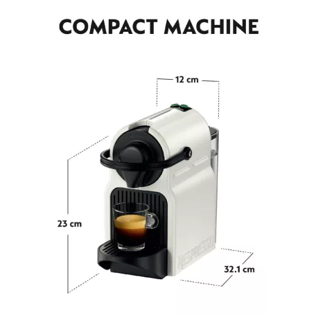 Krups Nespresso XN100110 eszpresszógép Inissia White, 1260 W, 19 bar Thermoblock rendszer, 25mp-es felfűtés