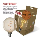 LED izzó DECO CG125A / E27 / 4,5 W (24 W) / 240 lm / flame