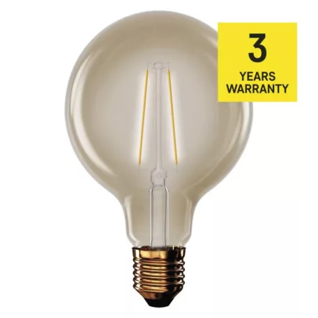 LED izzó Vintage G95 / E27 / 4,5 W (40 W) / 420 lm / Meleg fehér