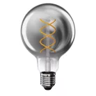 LED izzó DECO SMOKED G95 / E27 / 4,5 W (19 W) / 180 lm / flame
