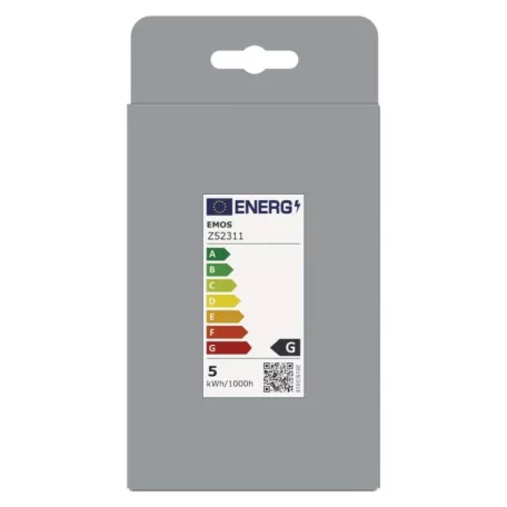 LED izzó DECO SMOKED G95 / E27 / 4,5 W (19 W) / 180 lm / flame