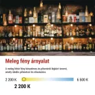 LED izzó Vintage gyertya / E14 / 2,5 W (20 W) / 225 lm / Meleg fehér