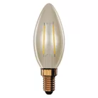 LED izzó Vintage gyertya / E14 / 2,5 W (20 W) / 225 lm / Meleg fehér