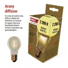 LED izzó Vintage A60 / E27 / 4,5 W (40 W) / 420 lm / Meleg fehér