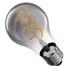 LED izzó DECO SMOKED A60 / E27 / 4,5 W (19 W) / 180 lm / flame