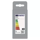 LED izzó DECO SMOKED A60 / E27 / 4,5 W (19 W) / 180 lm / flame