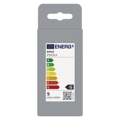LED izzó DECO SMOKED A60 / E27 / 4,5 W (19 W) / 180 lm / flame