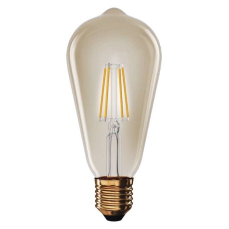 LED izzó Vintage ST64 / E27 / 4,5 W (40 W) / 420 lm / Meleg fehér