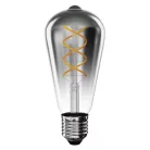 LED izzó DECO SMOKED ST64 / E27 / 4,5 W (19 W) / 180 lm / flame