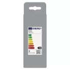 LED izzó DECO SMOKED ST64 / E27 / 4,5 W (19 W) / 180 lm / flame