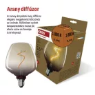 LED izzó DECO S123/ E27 / 4 W (16 W) / 150 lm / flame