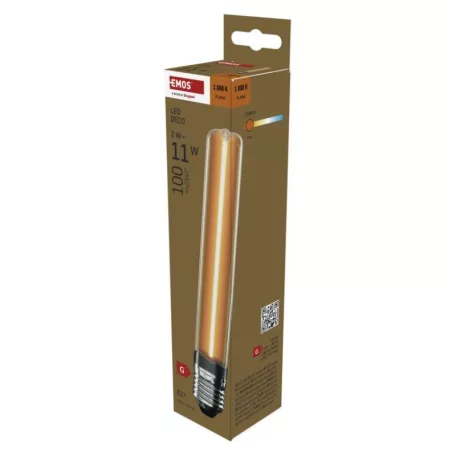LED izzó DECO T30 / E27 / 2 W (11 W) / 100 lm / flame