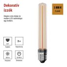 LED izzó DECO T30 / E27 / 2 W (11 W) / 100 lm / flame