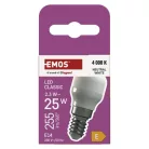 LED hűtőszekrény izzó ST26 / E14 / 2,3 W (25 W) / 255 lm / természetes fehér