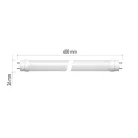 EMOS LED Fénycső T8 9 W 1 000 lm 60 cm, Hideg fehér 25 db.