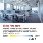 EMOS LED Fénycső T8 9 W 1 000 lm 60 cm, Hideg fehér 25 db.