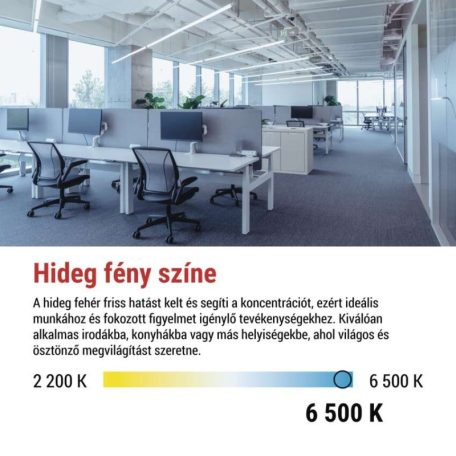 EMOS LED Fénycső T8 9 W 1 000 lm 60 cm, Hideg fehér 25 db.