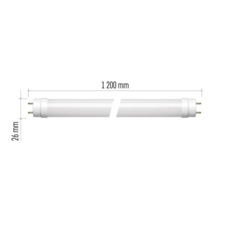 EMOS LED Fénycső T8 18 W 1 980 lm 120 cm, Hideg fehér