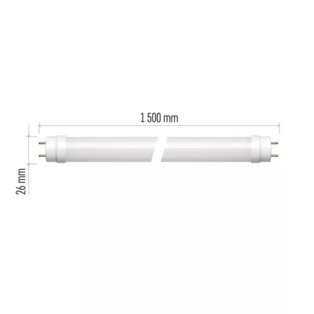 EMOS LED Fénycső T8 24 W 2 640 lm 150 cm, Hideg fehér