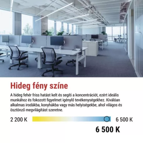 EMOS LED Fénycső T8 24 W 2 640 lm 150 cm, Hideg fehér