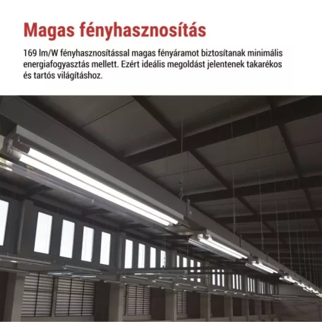 LED Fénycső T8 6,5 W 1100 lm 60 cm, természetes fehér 10 db.