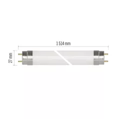 LED Fénycső T8 24 W 4 050 lm 150 cm, természetes fehér