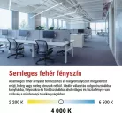 LED Fénycső T8 24 W 4 050 lm 150 cm, természetes fehér