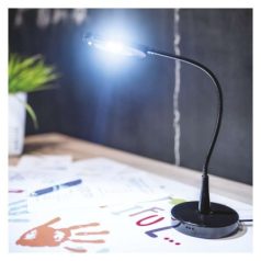 EMOS LED asztali lámpa black & home, fekete