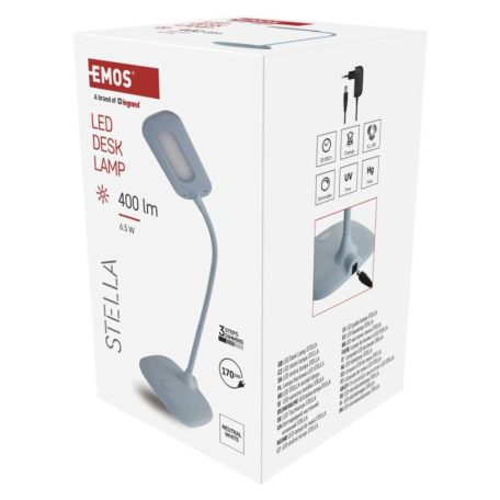 EMOS Stella LED asztali lámpa, kék