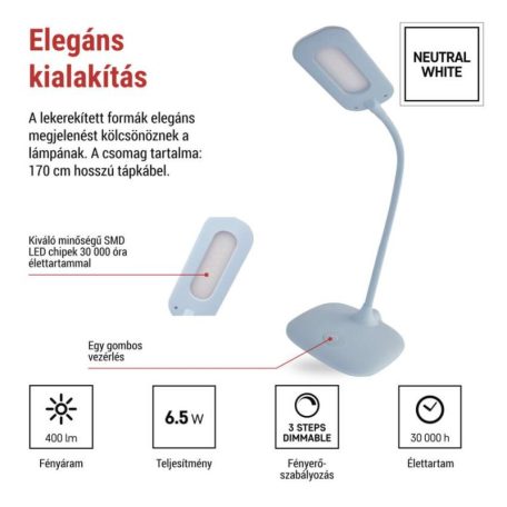 EMOS Stella LED asztali lámpa, kék