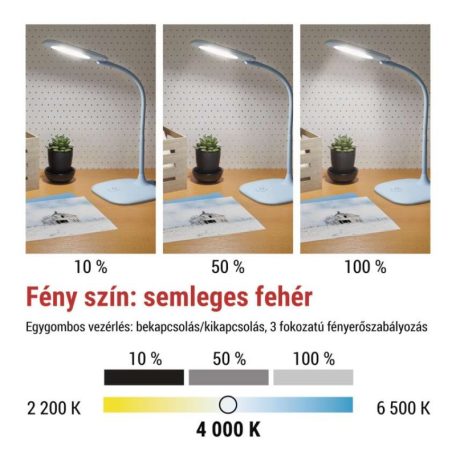 EMOS Stella LED asztali lámpa, kék