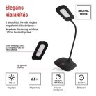 EMOS Stella LED asztali lámpa, fekete