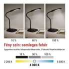 EMOS Stella LED asztali lámpa, fekete