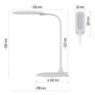 EMOS Stella LED asztali lámpa, fehér