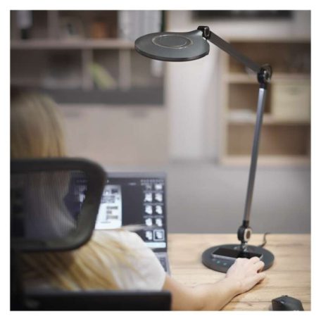 EMOS Karen LED asztali lámpa, szürke