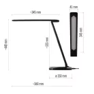 EMOS Chase LED asztali lámpa, fekete