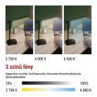 EMOS Chase LED asztali lámpa, fekete