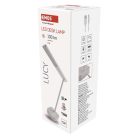 EMOS Lucy LED asztali lámpa, újratölthető, fehér