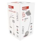 EMOS Emily LED asztali lámpa, újratölthető, fehér