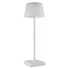 EMOS Katie LED asztali lámpa, újratölthető, fehér