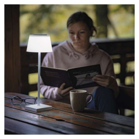 EMOS Katie LED asztali lámpa, újratölthető, fehér