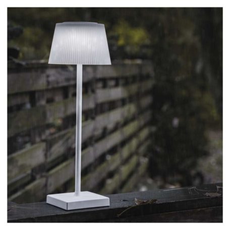 EMOS Katie LED asztali lámpa, újratölthető, fehér