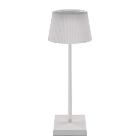 EMOS Katie LED asztali lámpa, újratölthető, fehér