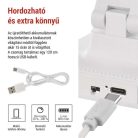 EMOS Amy LED asztali lámpa, újratölthető, fehér