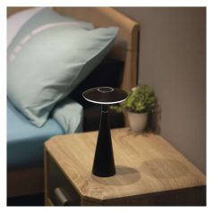 EMOS Jason LED asztali lámpa, újratölthető, fekete