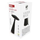 EMOS Jason LED asztali lámpa, újratölthető, fekete