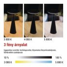 EMOS Jason LED asztali lámpa, újratölthető, fekete