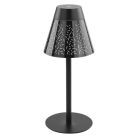 EMOS Grace LED asztali lámpa, újratölthető, fekete