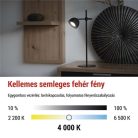 EMOS Sophie LED asztali lámpa, újratölthető, fekete